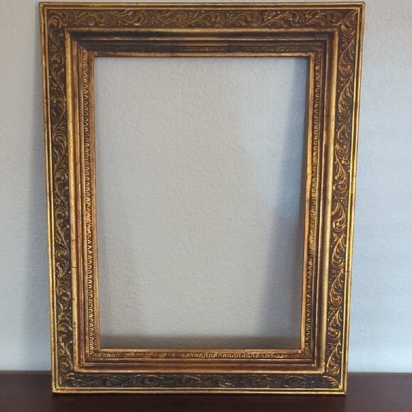 Antique 1700s-1800s Gold Gilt Large Wood Portrait Art Frame 26.5"× 21.25" - Picture 1 of 10